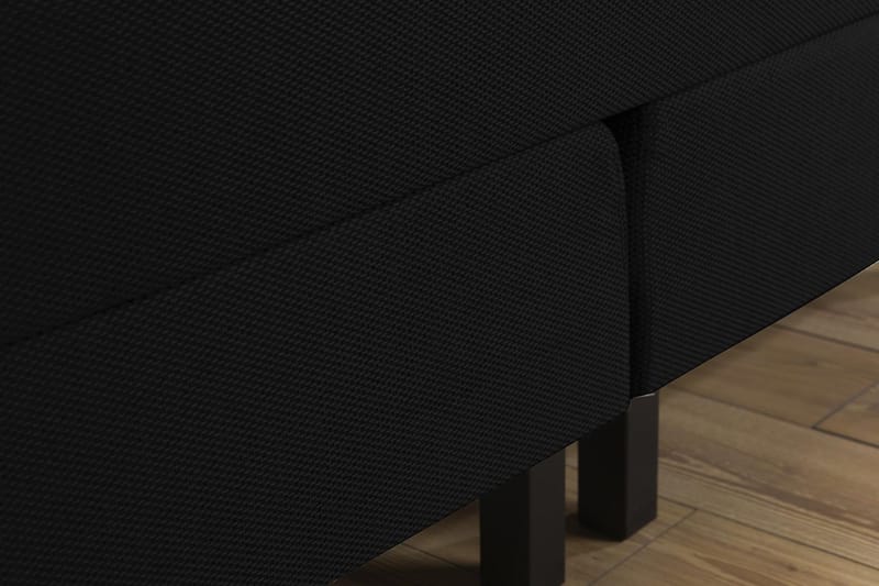 Princess Kontinentalseng - 180x200 Svart - Møbler - Senger - Kontinentalsenger