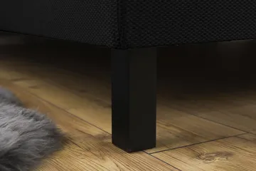 Princess Kontinentalseng - 180x200 Svart - Møbler - Senger - Kontinentalsenger