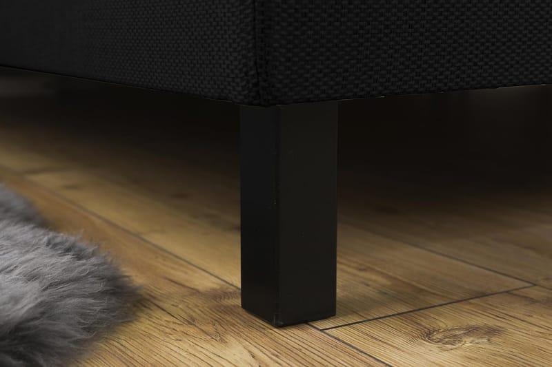 Princess Kontinentalseng - 180x200 Svart - Møbler - Senger - Kontinentalsenger