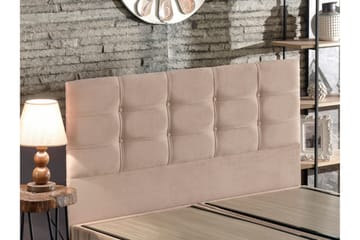 Reghum Kontinentalseng 100x200 cm - Lysebrun - Møbler - Senger - Komplett sengepakke