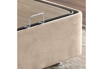 Reghum Kontinentalseng 100x200 cm - Lysebrun - Møbler - Senger - Komplett sengepakke