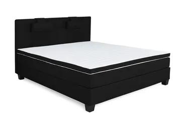 Samantha kontinentalseng 160x200 cm - Svart - Møbler - Senger - Kontinentalsenger