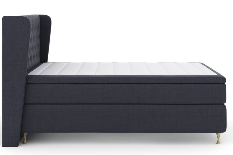 Select No 5 Komplett Sengepakke 160x200 Fast Lateks, Blå/Gullben