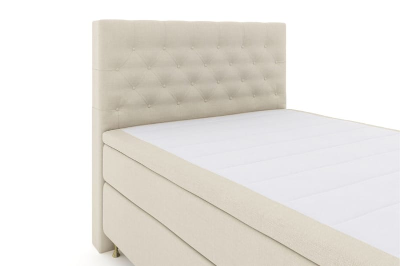 Select No 5 Komplett Sengepakke 160x200 Fast/Medium Lateks - Beige/Gullben - Møbler - Senger - Kontinentalsenger