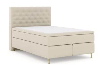 Select No 5 Komplett Sengepakke 160x200 Fast/Medium Lateks - Beige/Gullben - Møbler - Senger - Kontinentalsenger