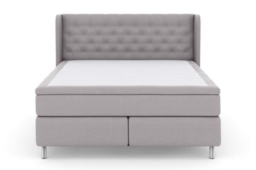 Sengegavl med Sider 180 cm - Lysegrå