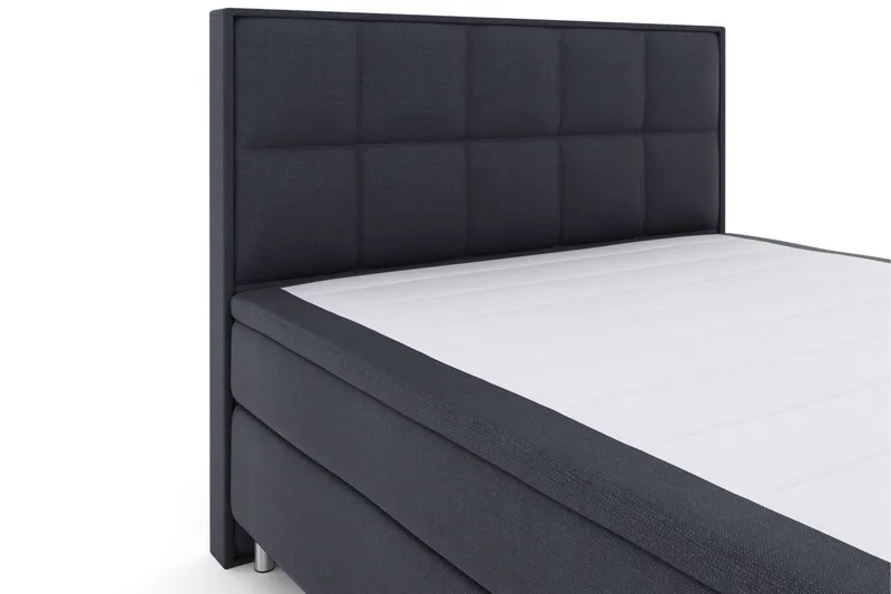 Select No 5 Komplett Sengepakke 180x200 Fast/Medium Lateks - Blå/Metallben - Møbler - Senger - Kontinentalsenger