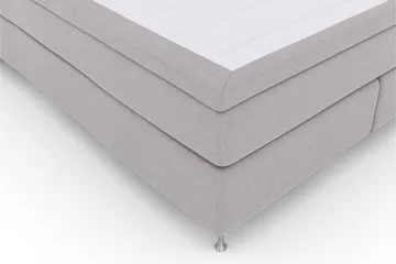 Select No 5 Komplett Sengepakke 180x200 Fast/Medium Lateks - Lysegrå/Sølvben - Møbler - Senger - Kontinentalsenger