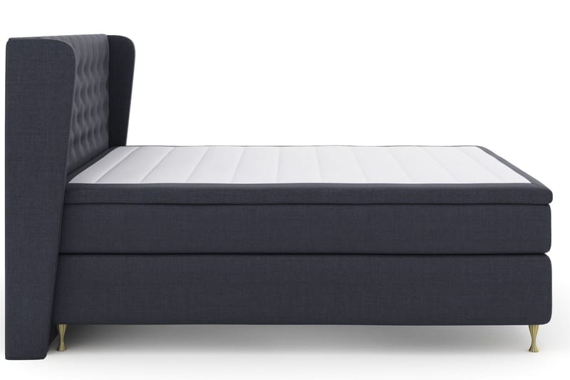 Select No 5 Komplett Sengepakke 180x200 Medium Watergel - Blå/Gullben - Møbler - Senger - Kontinentalsenger