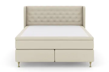 Sengegavl med Sider 210 cm - Beige