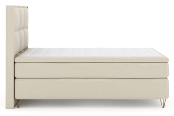 Rutete Sengegavl 120 cm - Beige
