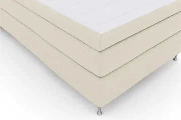 Select No 6 Komplett Sengepakke 120x200 Fast Memory/Pocket - Beige/Sølvben - Møbler - Senger - Enkeltsenger