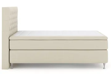 Select No 6 Komplett Sengepakke 120x200 Fast Memory/Pocket - Beige/Sølvben - Møbler - Senger - Enkeltsenger