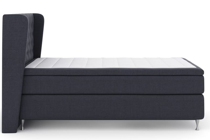 Select No 6 Komplett Sengepakke 120x200 Fast Watergel - Blå/Sølvben - Møbler - Senger - Enkeltsenger