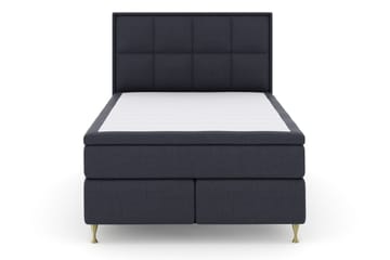 Select No 6 Komplett Sengepakke 140x200 Fast Lateks/Memory - Blå/Gullben - Møbler - Senger - Kontinentalsenger