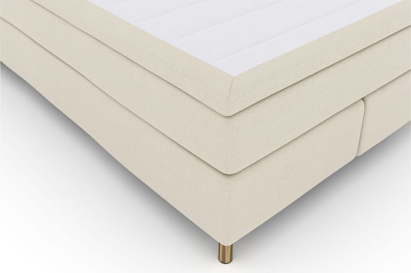Select No 6 Komplett Sengepakke 160x200 F/M Lateks/Memory - Beige/Kobberben - Møbler - Senger - Kontinentalsenger