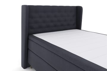 Select No 6 Komplett Sengepakke 160x200 Medium Memory/Pocket - Blå/V-formede Metallben - Møbler - Senger - Kontinentalsenger