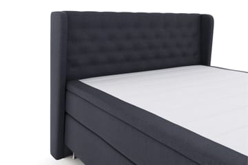 Select No 6 Komplett Sengepakke 180x200 Fast Lateks/Memory - Blå/Sølvben - Møbler - Senger - Kontinentalsenger