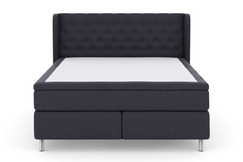 Select No 6 Komplett Sengepakke 180x200 Medium Watergel, Blå/Metallben