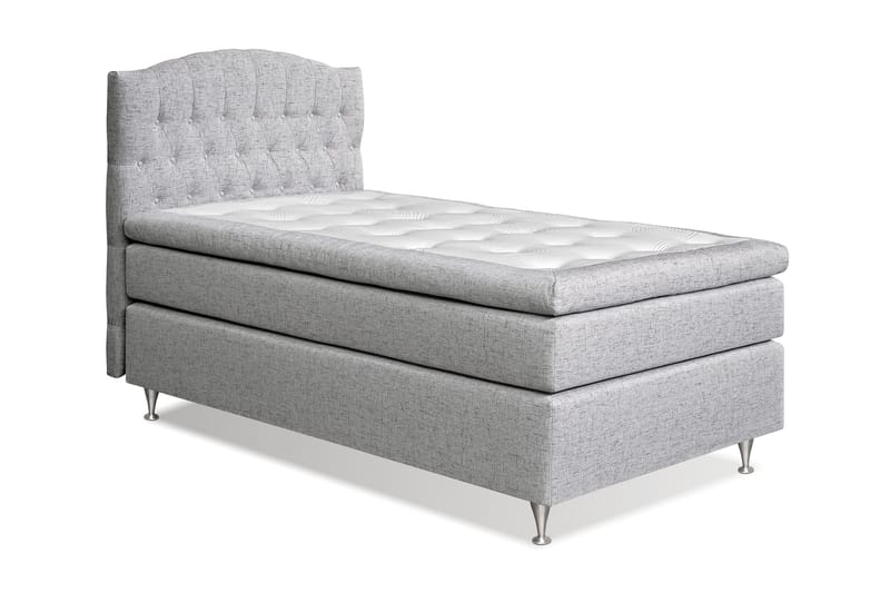 Sengepakke Abelie 120x200 Medium - Lysgrå - Møbler - Senger - Kontinentalsenger
