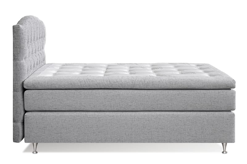 Sengepakke Abelie 120x200 Medium - Lysgrå - Møbler - Senger - Kontinentalsenger