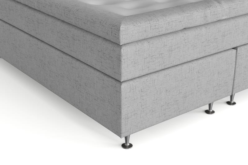 Sengepakke Abelie 120x200 Medium - Lysgrå - Møbler - Senger - Kontinentalsenger