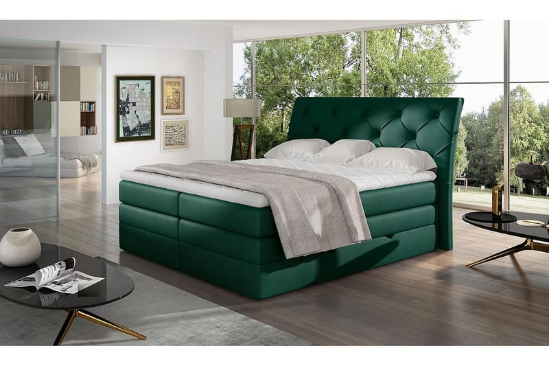 Sengepakke Aubenas 180x200 cm - Grønn - Komplett sengepakke