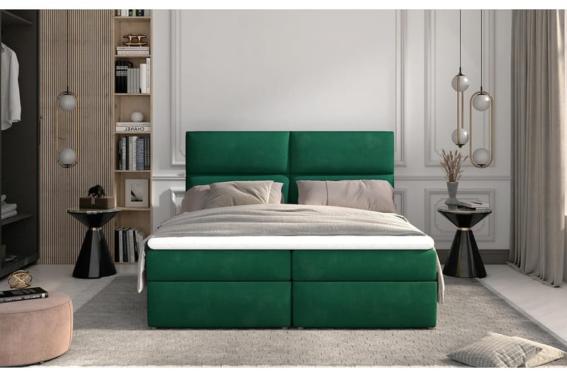 Sengepakke Epenede 160x200 cm - Grønn - Komplett sengepakke