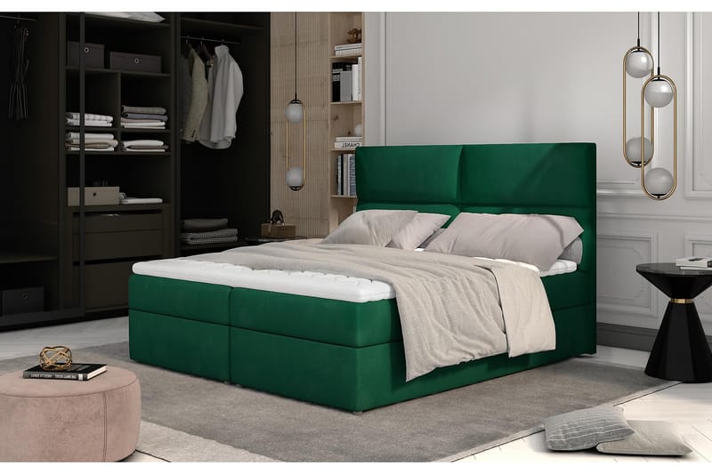 Sengepakke Epenede 180x200 cm - Grønn - Komplett sengepakke