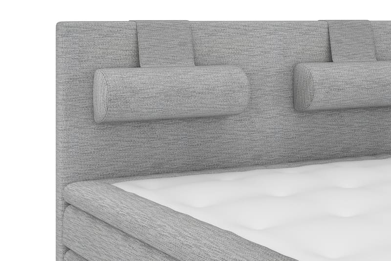 Sengepakke Kontinentalseng Candela 180x200 - Lysegrå - Kontinentalsenger - Dobbeltsenger - Komplett sengepakke