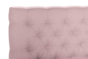 Sengepakke Nayaka 150x200 Lateksmadrass - Dypheftet gavl Rosa - Møbler - Senger - Kontinentalsenger