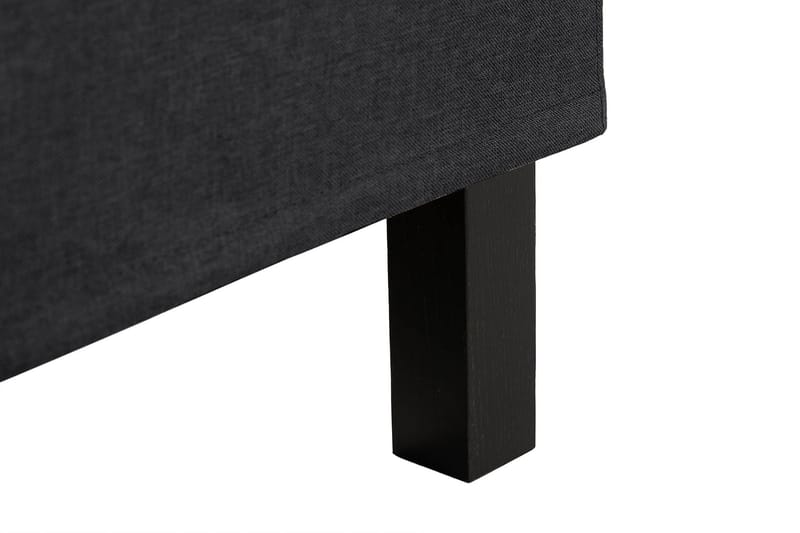 Sengepakke Nayaka 150x200 Lateksmadrass - Dypheftet gavl Svart - Møbler - Senger - Kontinentalsenger