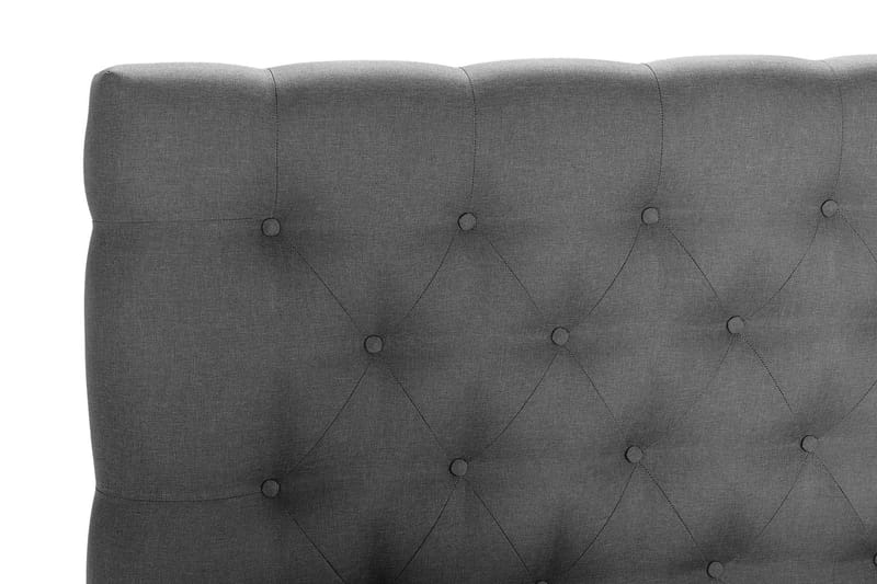 Sengepakke Nayaka 150x200 Memorymadrass - Dypheftet gavl Mørkegrå - Kontinentalsenger - Komplett sengepakke