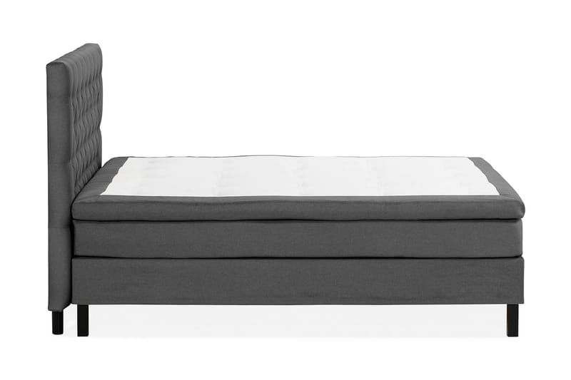 Sengepakke Nayaka 150x200 Memorymadrass - Dypheftet gavl Mørkegrå - Kontinentalsenger - Komplett sengepakke
