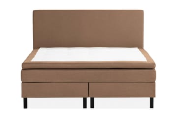 Sengepakke Nayaka 150x200 Memorymadrass - Glatt gavl Brun - Møbler - Senger - Kontinentalsenger