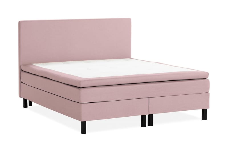 Sengepakke Nayaka 150x200 Memorymadrass - Glatt gavl Rosa - Møbler - Senger - Kontinentalsenger