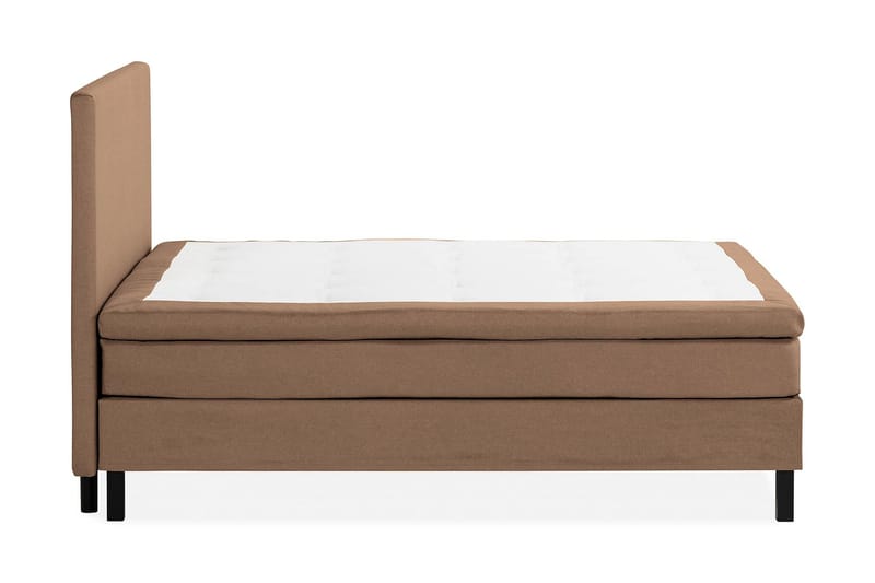 Sengepakke Nayaka 150x200 Skummadrass - Glatt gavl Brun - Kontinentalsenger - Komplett sengepakke