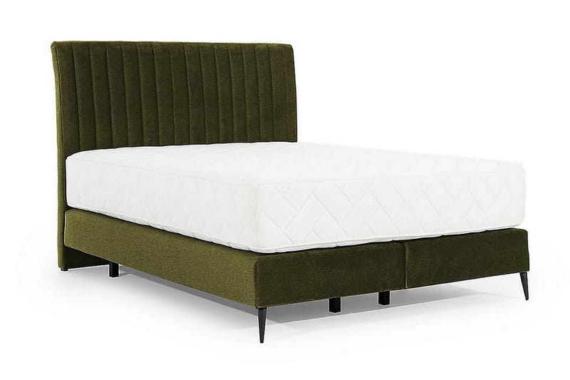 Sengepakke Rammeseng Kazusa 140x200 cm - Mørkegrønn - Rammeseng - Komplett sengepakke