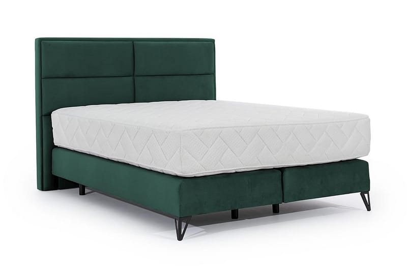 Sengepakke Rammeseng Kazuya 160x200 cm - Grønn - Møbler - Senger - Komplett sengepakke