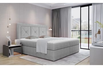 Sidria Sengepakke 140x200 cm - Grå - Møbler - Senger - Komplett sengepakke