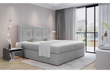 Sidria Sengepakke 140x200 cm - Grå - Møbler - Senger - Komplett sengepakke