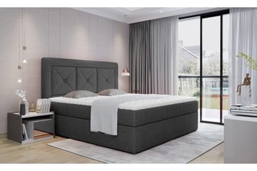 Sidria Sengepakke 160x200 cm - Grå - Møbler - Senger - Komplett sengepakke