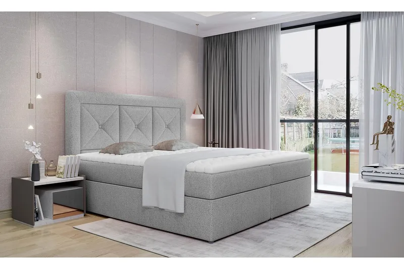 Sidria Sengepakke 180x200 cm, Grå