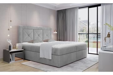 Sidria Sengepakke 180x200 cm - Grå - Møbler - Senger - Komplett sengepakke