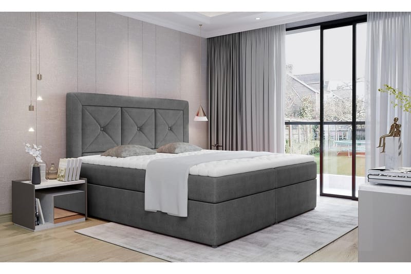 Sidria Sengepakke 180x200 cm, Grå