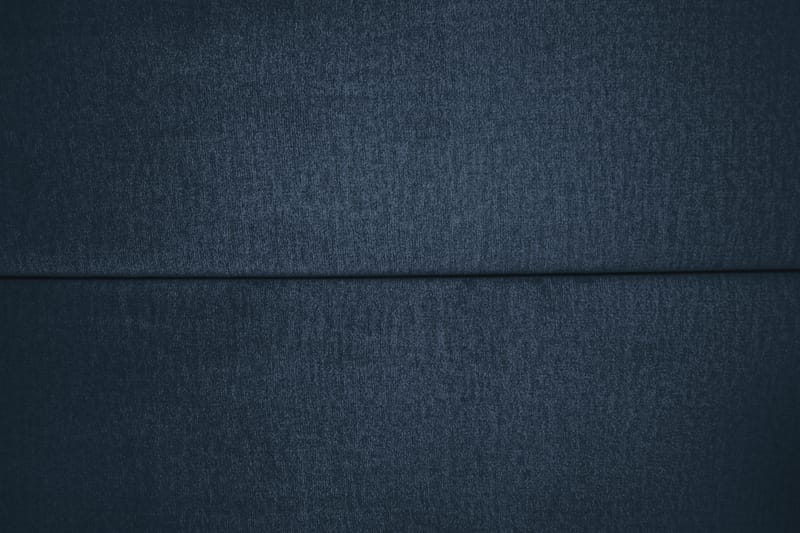 Komplett Sengepakke Torsö 160x200 - Mørkeblå Fløyel|Lave Svarte Ben - Kontinentalsenger - Dobbeltsenger