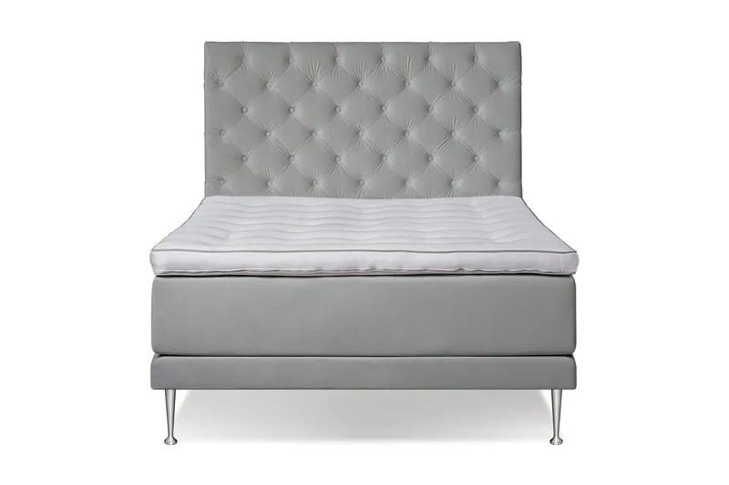 Victoria Komplett Sengepakke 140x200, Lysegrå