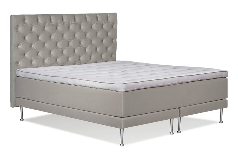 Victoria Komplett Sengepakke 160x200 - Beige - Møbler - Senger - Kontinentalsenger