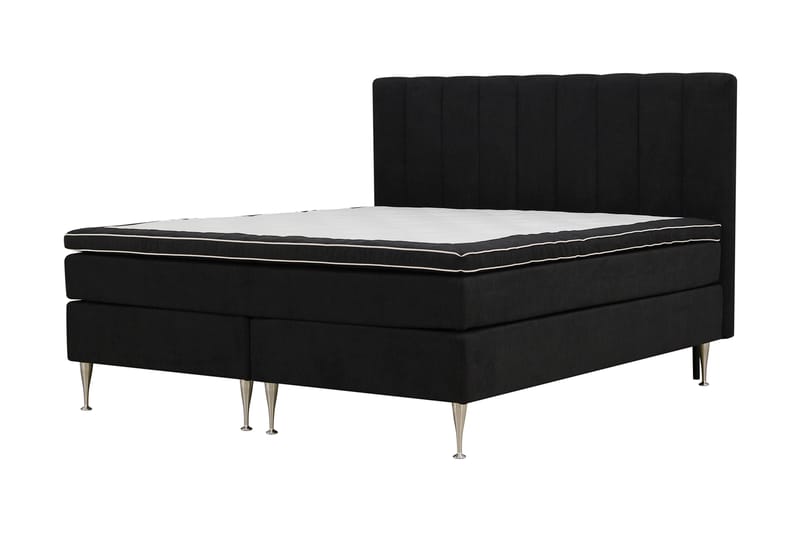 Komplett Sengpakke Hilton High 160x200 cm - Antrasitt - Møbler - Senger - Kontinentalsenger