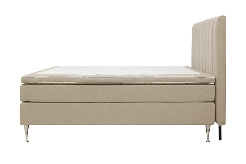 Komplett Sengpakke Hilton High 160x200 cm - Beige - Møbler - Senger - Kontinentalsenger